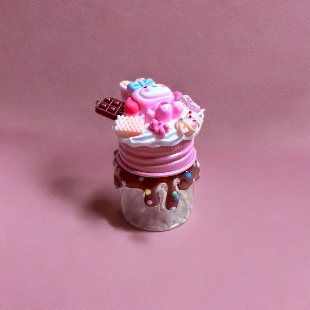 Decoden Mini Jar, My Melody Easter Cosplay Bunny, Choco Frosting Drip, Kawaii